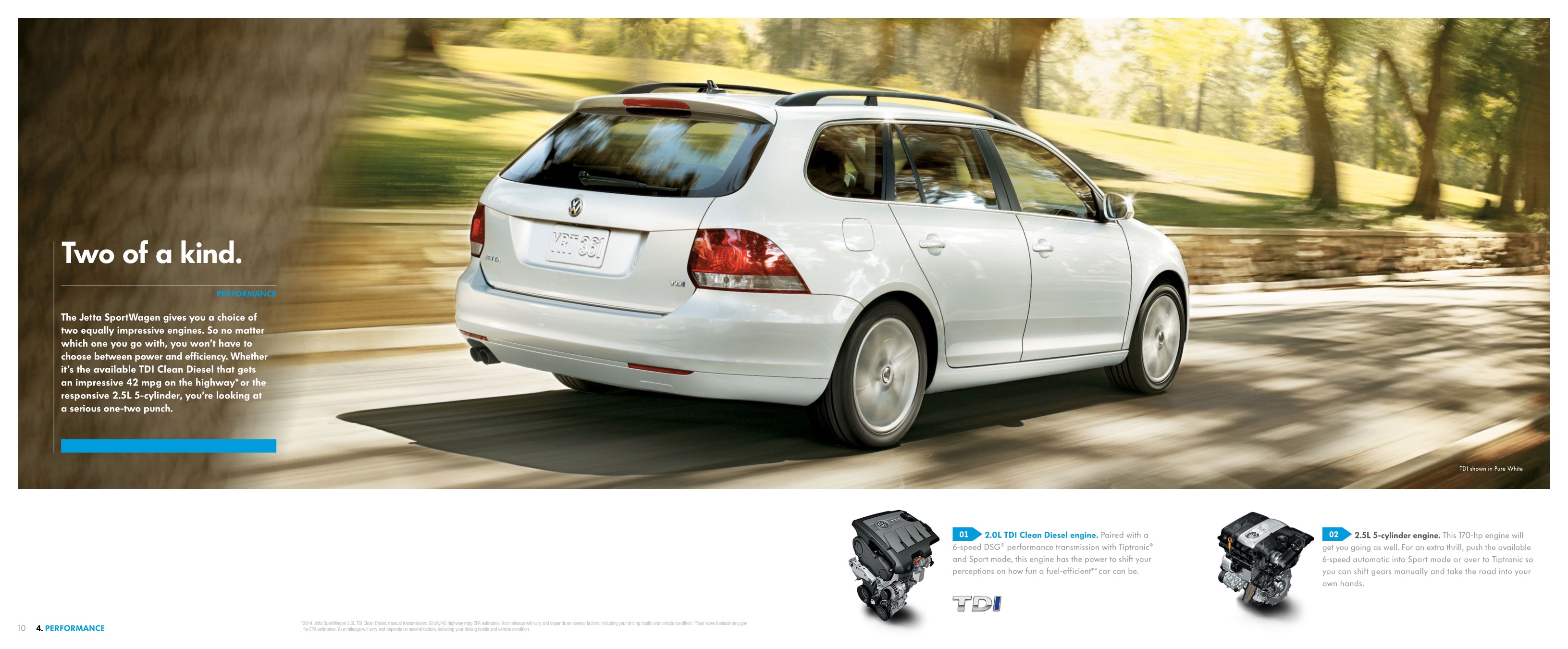 2014 VW Jetta Sport Wagen Brochure Page 5